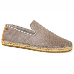 UGG Tan Slip-On Loafers with Suede Texture